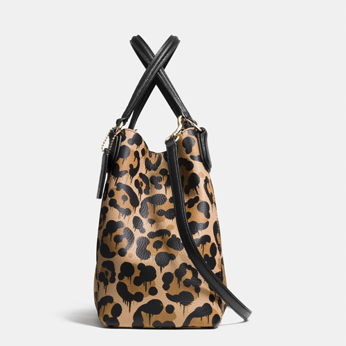 Edie Shoulder Bag In Wild Beast Print Haircalf | Women